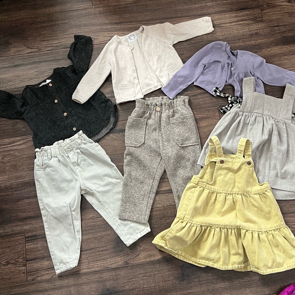 Zara Toddler Girl 7 Item Bundle 12-18 mo